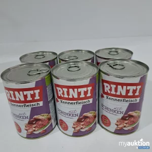 Auktion Rinti Hundefutter Kennerfleisch Schinken 6x400g