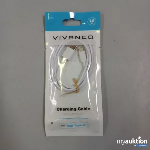 Auktion Vivanco Ladekabel USB to USB-C 1m 