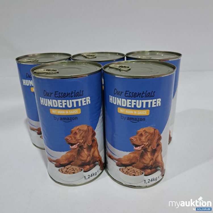 Artikel Nr. 784454: Amazon Hundefutter Huhn in Sauce 5x1.24kg 