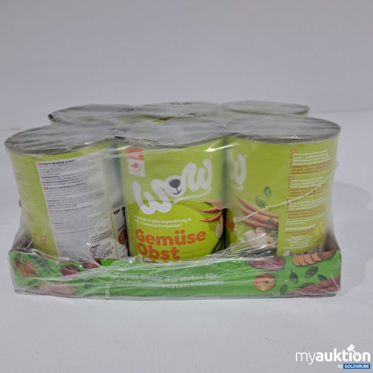 Artikel Nr. 790455: Wow Hundefutter Gemüse&Obst 6x400g