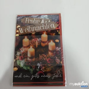 Auktion Frohe Weihnachten Karten 5Stk