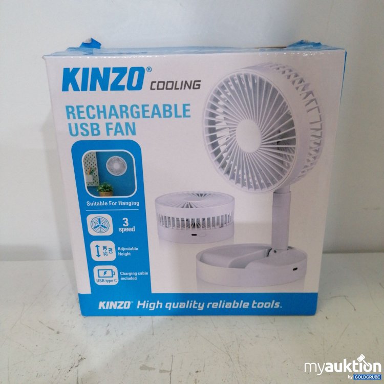 Artikel Nr. 740463: Kinzo Rechargeable usb fan 