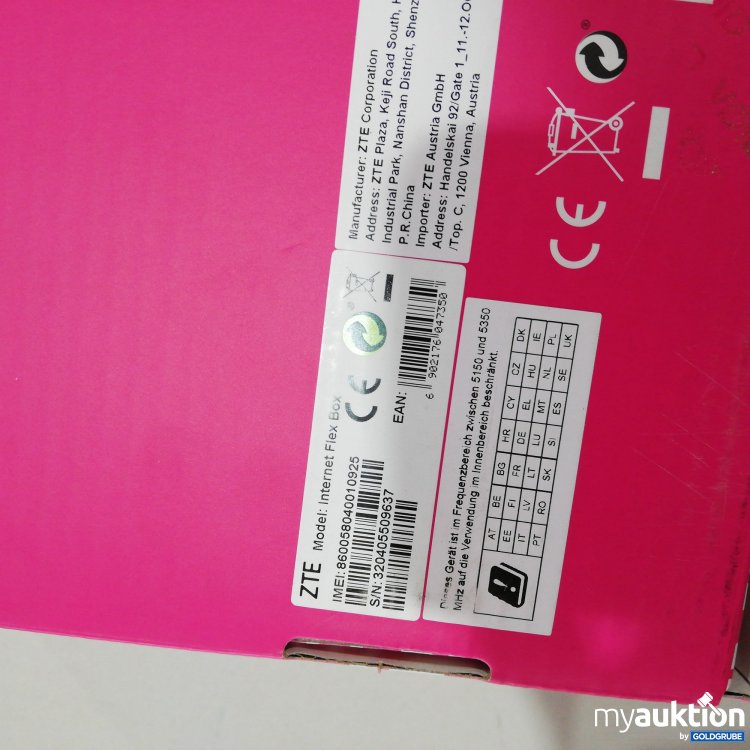 Artikel Nr. 757463: Magenta ZTE Internet Flex Box 