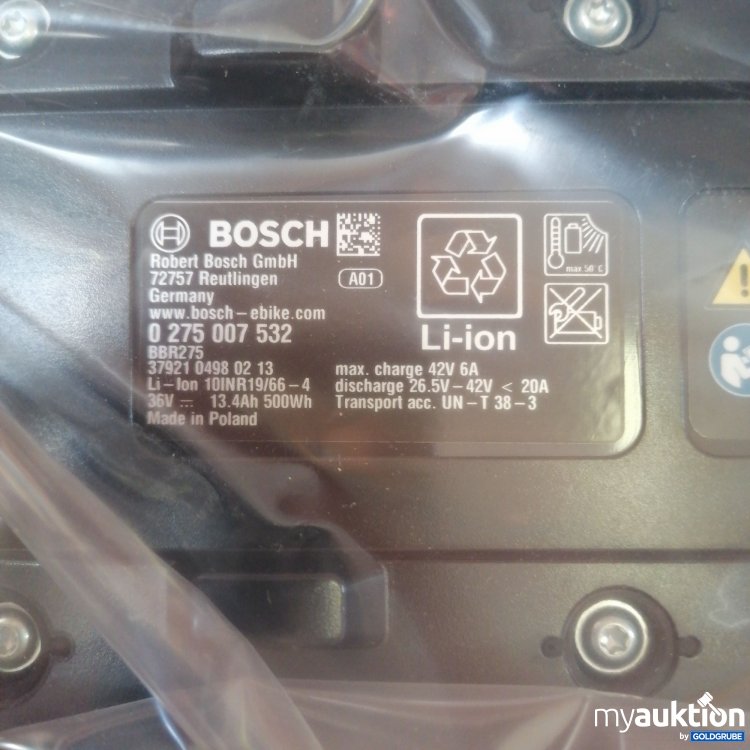 Artikel Nr. 762463: Bosch E-bike Batterie