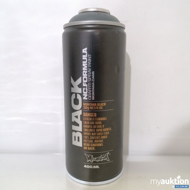 Artikel Nr. 761464: Montana Black Spray Paint 400ml