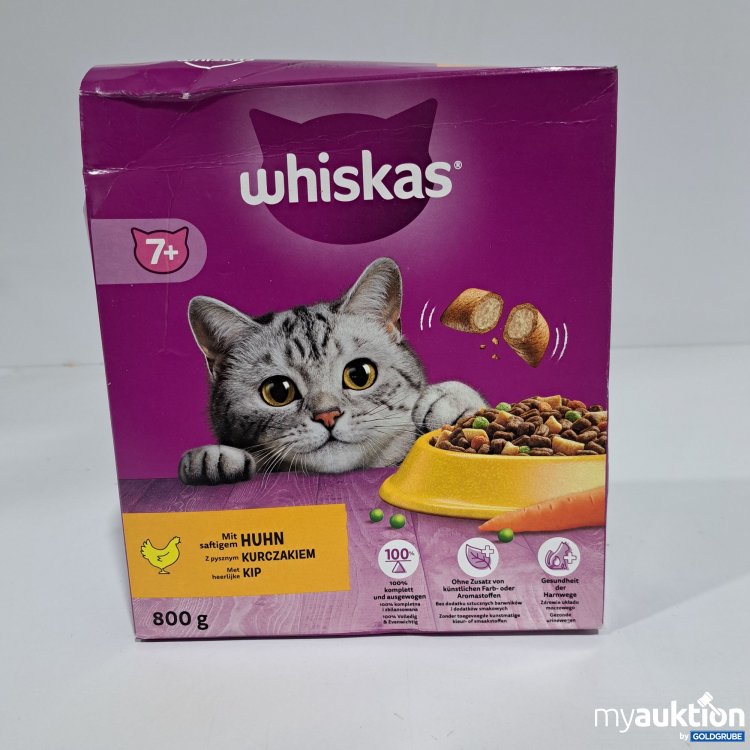 Artikel Nr. 790464: Whiskas Katzen Trockenfutter 7+ Huhn 800g