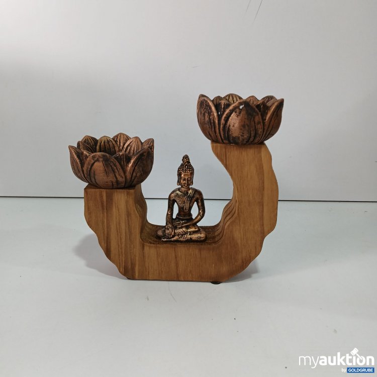 Artikel Nr. 795468: Teelichthalter Buddha aus Holz