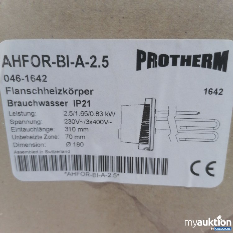 Artikel Nr. 780475: Protherm Flanschheizkörper 046-1642 