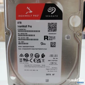 Auktion Seagate IronWolf Pro 8 TB 