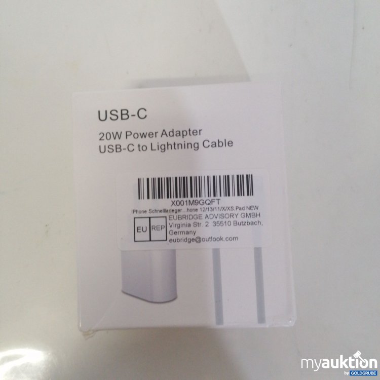 Artikel Nr. 759478: Schnellladegerät für iPhone 20W USB C 