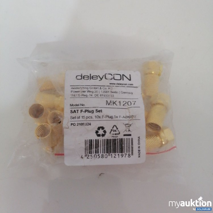 Artikel Nr. 733480: DeleyCON Sat F-Plug Set MK1207 