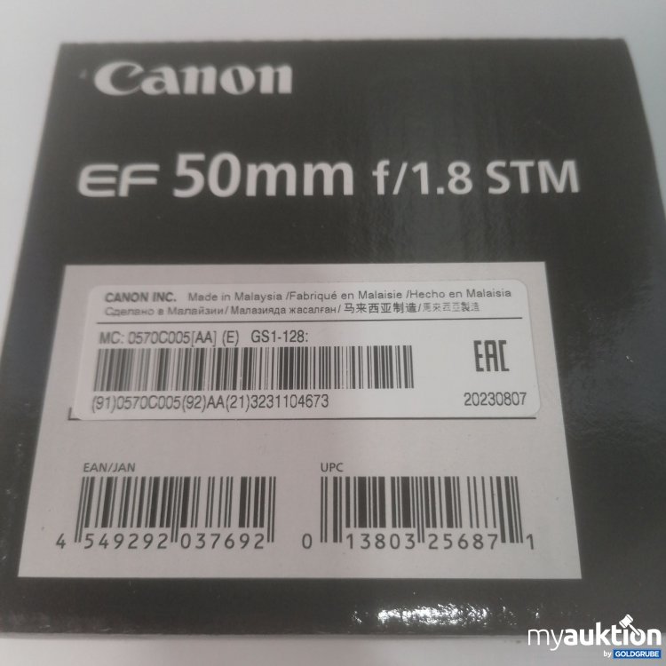 Artikel Nr. 511481: Canon Objectiv EF50mm  