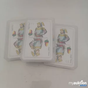 Auktion Kartenspiel 3er Pack 