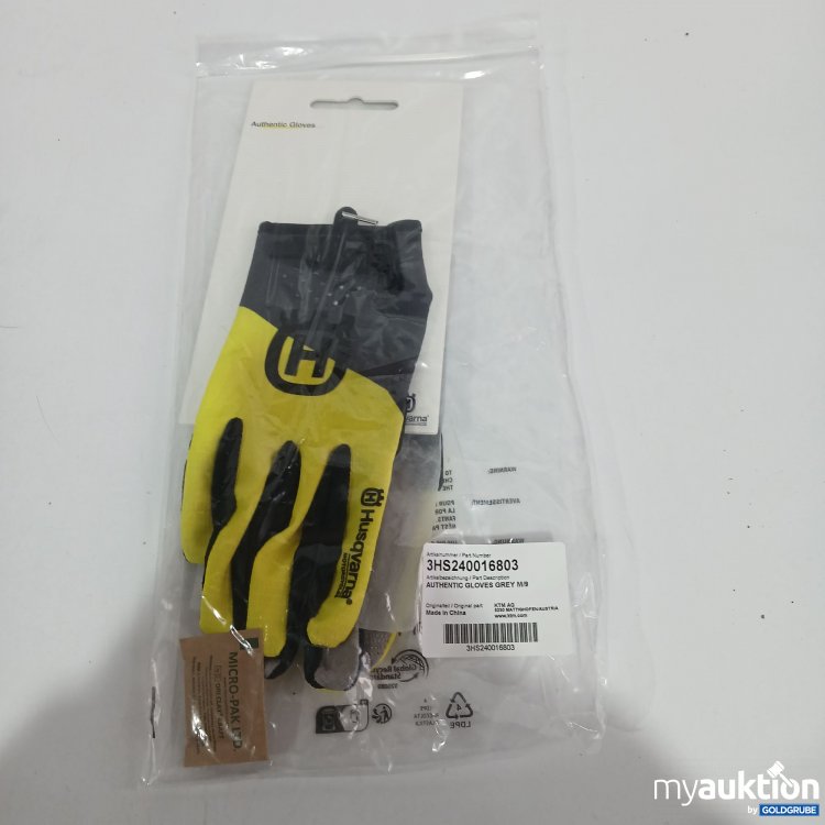 Artikel Nr. 519482: Husqvarna Authentic Gloves Grey M/9