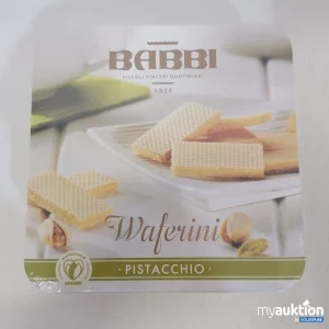 Auktion Babbi Waferini Oro Pistacchio 190g 