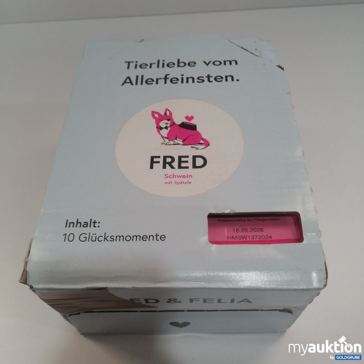 Artikel Nr. 779484: Fred Hundefutter 10x390g