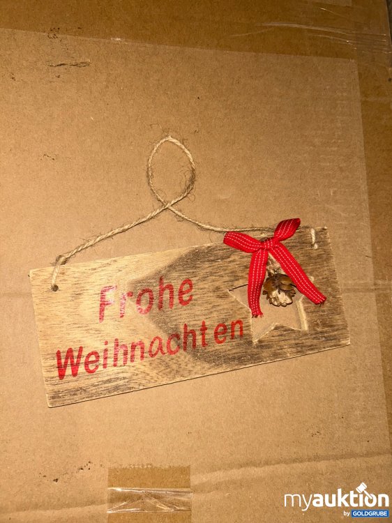 Artikel Nr. 433485: Schild-Frohe Weihnachten 