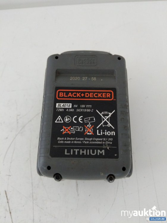 Artikel Nr. 513485: Black+ Decker Lithium Akku