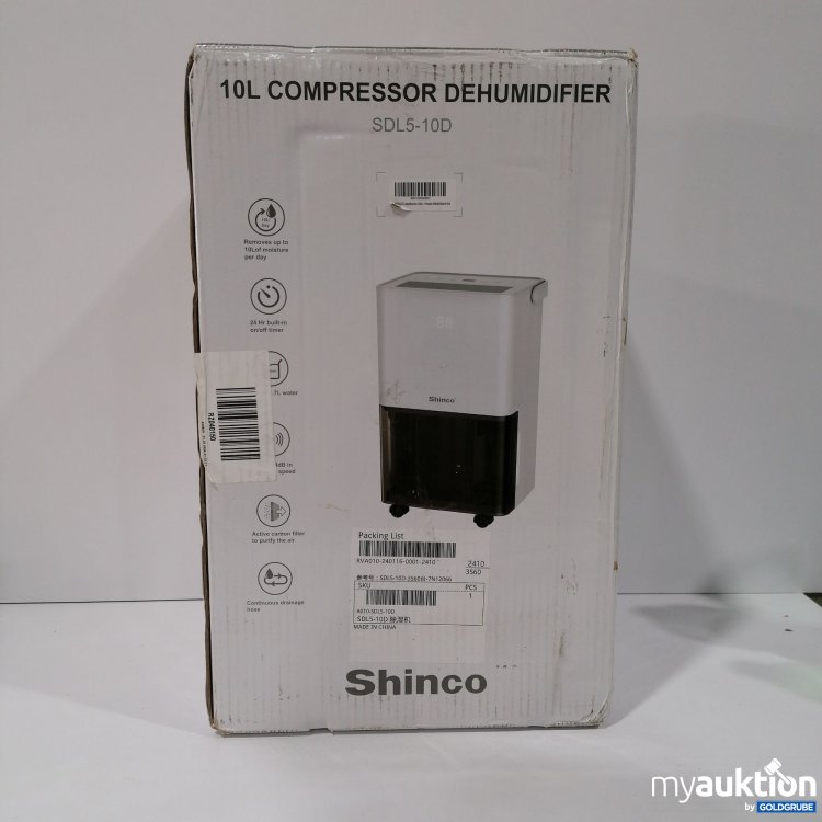 Artikel Nr. 787485: Shinco  SDL5-10D Compressor Dehumidifier 