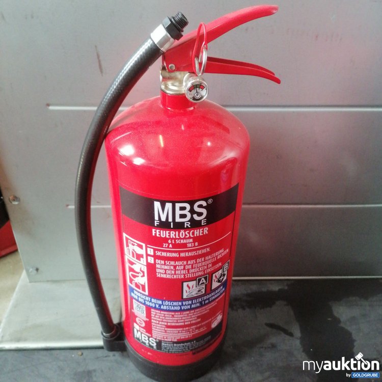 Artikel Nr. 723491: MBS Fire Feuerlöscher 6l Schaum 