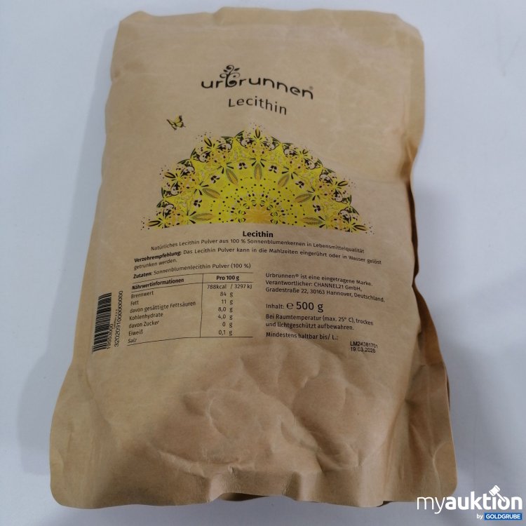 Artikel Nr. 783491: Urbrunnen Lecithin 500g 