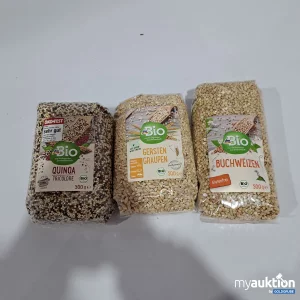 Artikel Nr. 784493: DM Bio Quinoa, Gerstengraupen, Buchweizen je 500g 