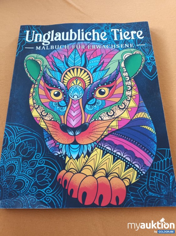 Artikel Nr. 347495: Unglaubliche Tiere, Malbuch für Erwachsene 