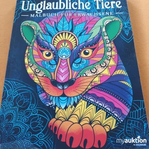 Auktion Unglaubliche Tiere, Malbuch für Erwachsene 