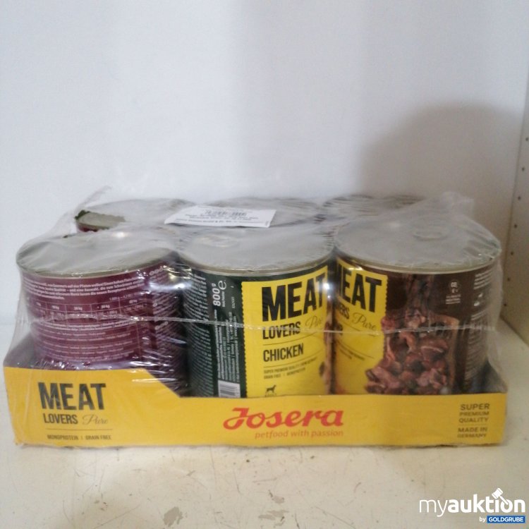 Artikel Nr. 731498: Josera Meat Lovers Pur Multipack  Hundefutter 6x800g