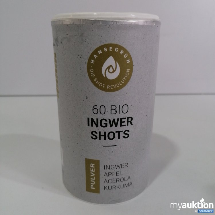 Artikel Nr. 783498: Hamnesgrün 60 Bio Ingwer Shot Pulver 120g 