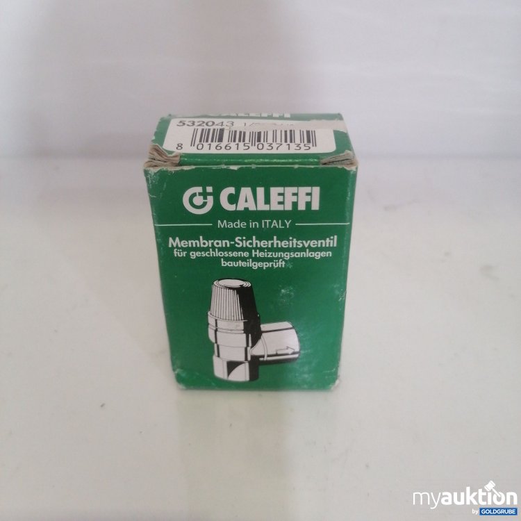 Artikel Nr. 749500: Caleffi Membran-Sicherheitsventil 