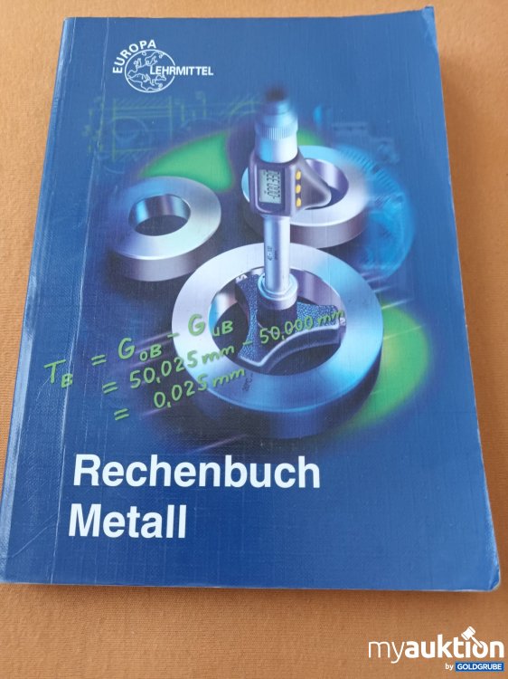 Artikel Nr. 390501: Rechenbuch Metall