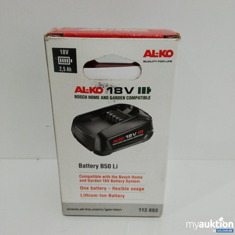 Artikel Nr. 385503: ALKO 18 V Battery B50 Li