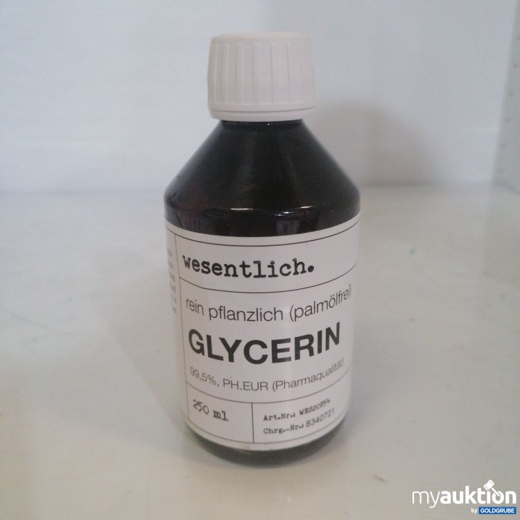 Artikel Nr. 773505: Wesentlich Glycerin 250ml