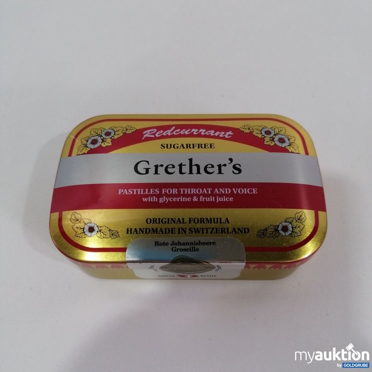 Artikel Nr. 783505: Grether's Pastilles Redcurrant Zuckerfrei 110g 