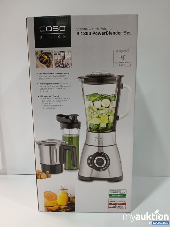 Artikel Nr. 800505: Caso Standmixer mit Zubehör B1800 PowerBlender-Set