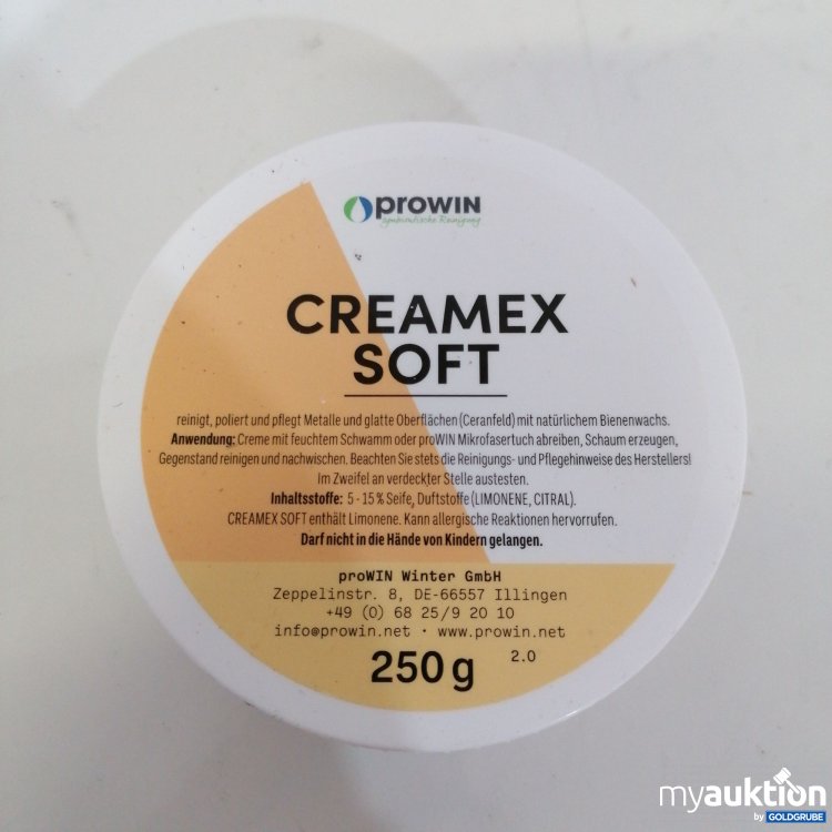 Artikel Nr. 746506: Prowin Creamex Soft 250g 