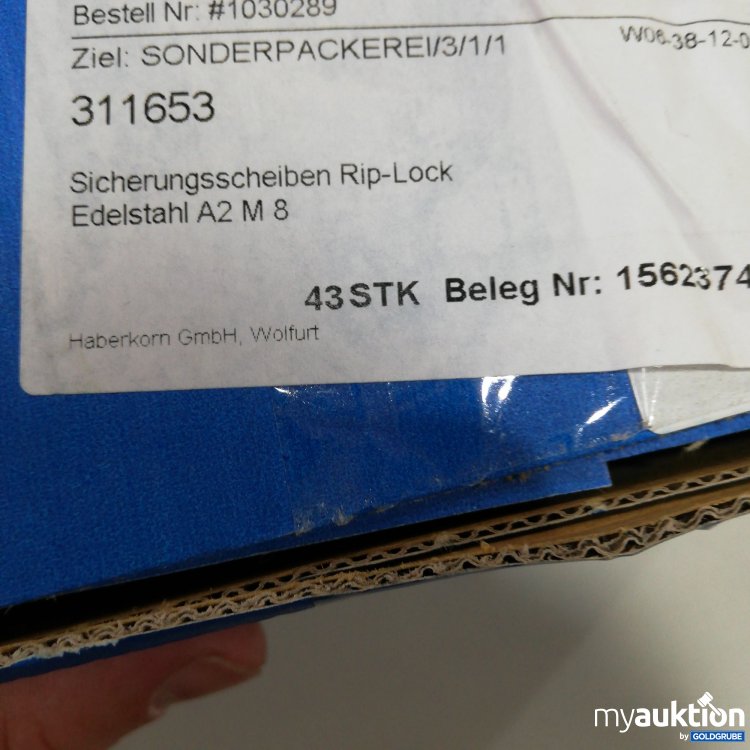 Artikel Nr. 380507: Sicherungsscheiben Rip Lock M8