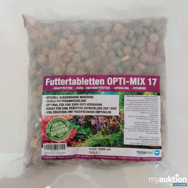 Artikel Nr. 752508: TeichpointvFuttertabletten OPTI-MIX 17