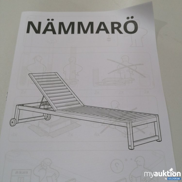 Artikel Nr. 760510: Ikea Nämmarö Sonnenliege 