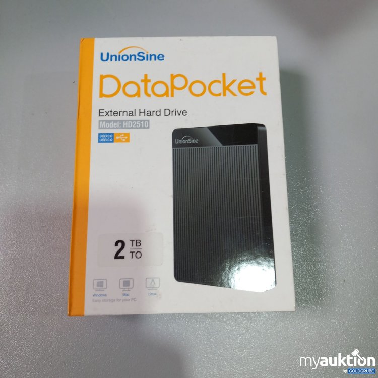 Artikel Nr. 767511: Union Sine Data Pocket HD2510, external Hard Drive 2 TB