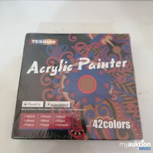 Auktion Tesquio Acrylfarben-Set, 42 Farben