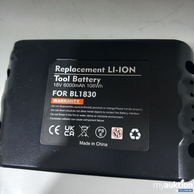 Artikel Nr. 768515: Replacement Li-ion Tool Batterien BL1830