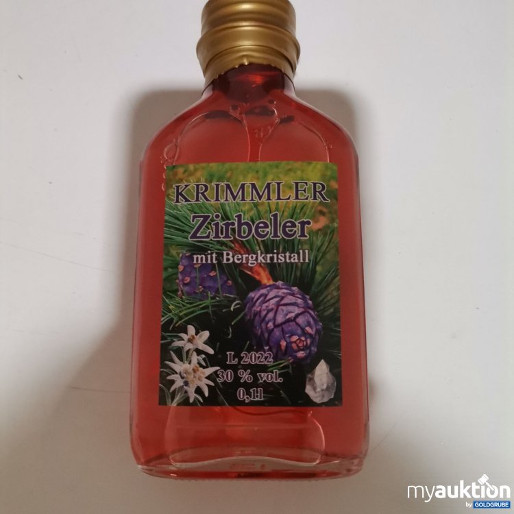 Artikel Nr. 763516: Krimmler Zirbeler mit Bergkristall 0,1l