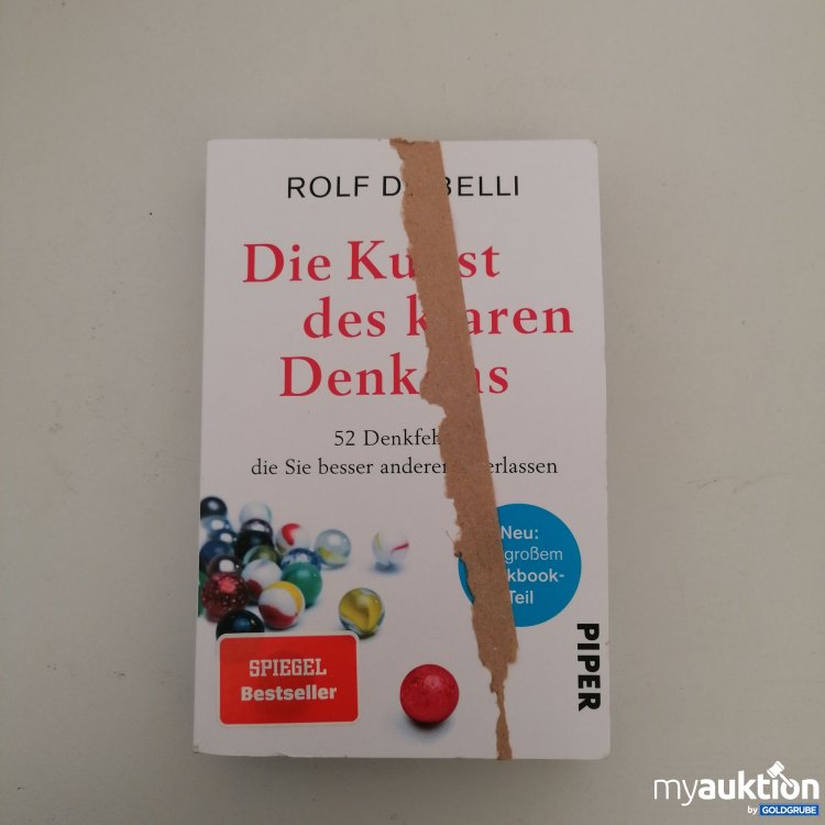 Artikel Nr. 747519: "Die Kunst des klaren Denkens"  Produktbeschreibung: 52 Denkfehler, die Sie vermeiden sollten.