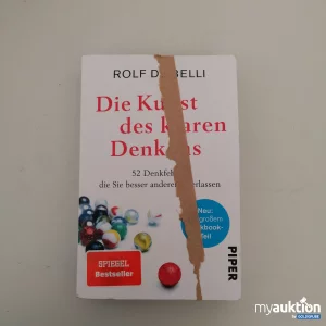 Auktion "Die Kunst des klaren Denkens"  Produktbeschreibung: 52 Denkfehler, die Sie vermeiden sollten.