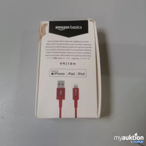 Auktion Amazonbasics USB Kabel für IPhone 1.8m