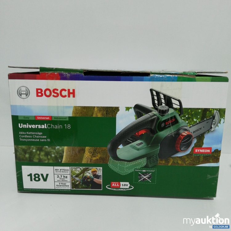 Artikel Nr. 385521: Bosch Universal Chain 18 Akku Kettensäge