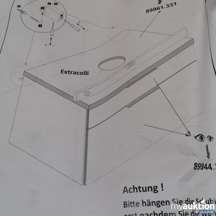 Artikel Nr. 758521: Waschbecken Unterschrank 