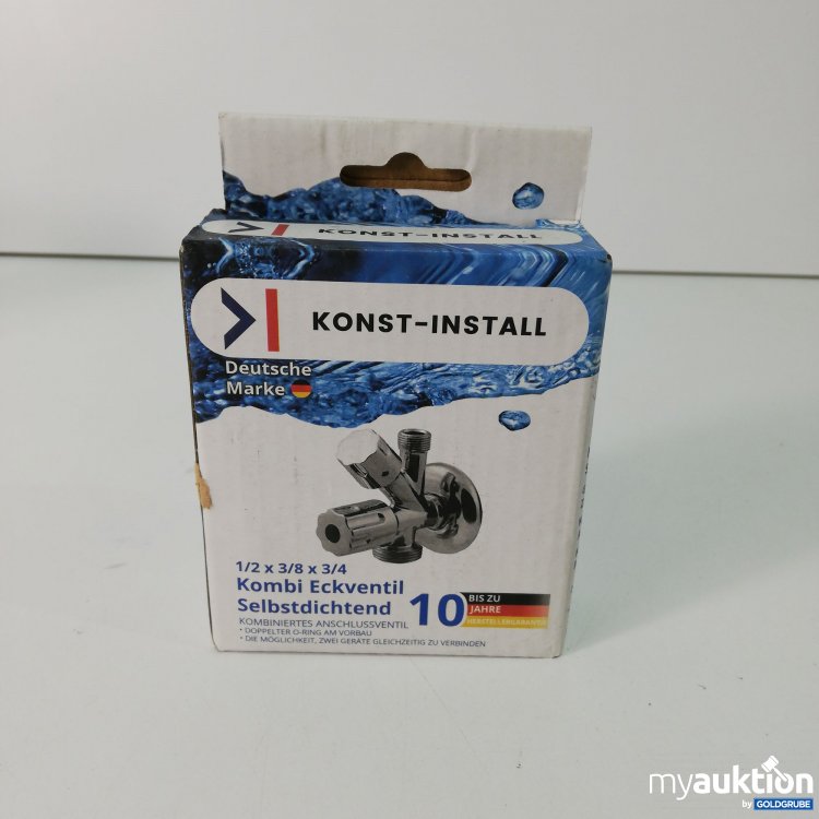 Artikel Nr. 785522: Konst-Install Kombi Eckventil Selbstdichtend 